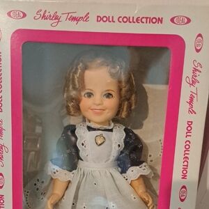 Shirley Temple Doll 11 1/2" Blue Dress Original Box
